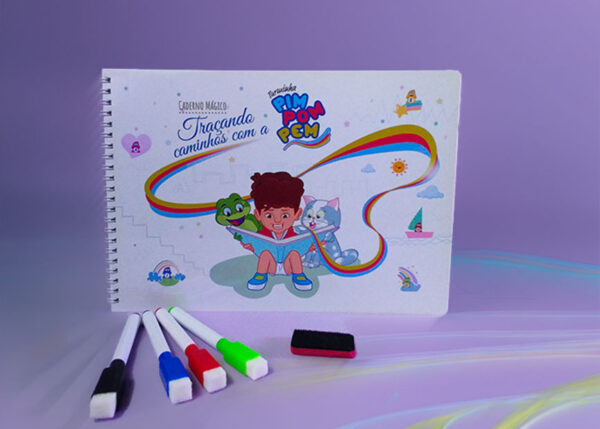 Caderno Mágico para desenvolver a coordenação motora fina
